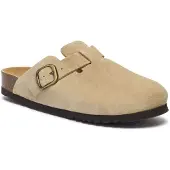 Scholl Sabots Scholl Femmes Fae Suede Sp Beige-Taille 40