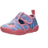 Playshoes Sandales bleu clair / rose clair