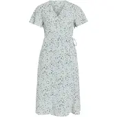 Vila Robe 'VILovie' bleu clair / jaune / vert / blanc