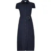 Apricot Robe-chemise marine