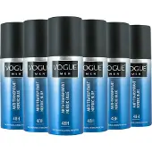 Vogue 6 x déodorant anti-transpirant Men Nordic Blue (150 ml)