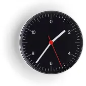 HAY Horloge Murale Black