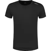 Rogelli Hommes, T-shirt de sport, Promo (3XL, L, M, S, XL, XXL), Noir, 3XL, M, XXL, L, S, XL
