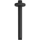 FortiFura Calvi Bras de douche plafond rond 20cm Noir mat SW377853