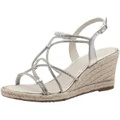 Tamaris Sandales à lanières beige / argent