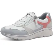 Tamaris Baskets basses bleu clair / gris clair / pitaya / blanc