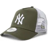 New Era Casquette 'League Essenl Neyyan' olive / blanc