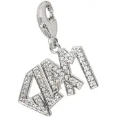 Ti sento Charms pour femme 8335ZI (1,5 cm), (Argent)