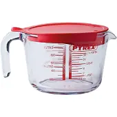 Pyrex Verre Doseur Pyrex Classic Avec Couvercle Transparent 1 L