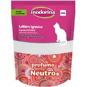 Inodorina Litière Pour Chat En Silice Neutre 16l