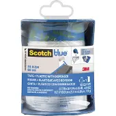 3M Bâche Pré Adhésive en Dévidoir Taille M Transparent 27mx600mm