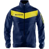 Givova Veste de pluie "Rain Scudo" bleu marine / jaune