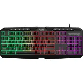 Swissten , Clavier de jeu RGB étanche IPX4 PC USB, Noir