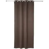 Atmosphera Lot de 2 rideaux occultants taupe - 135 x 240 cm