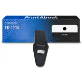 PrintAbout Toner compatible pour Kyocera TK-1115 - Noir