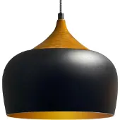 Bamyum Kreis Pendelleuchte Schwarz