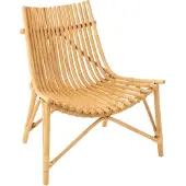 J-Line Chaise rotin naturel