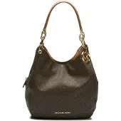 Michael Kors Sac bandoulière 'Lillie' marron / brun foncé