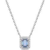 Swarovski Chaîne 'Una' bleu / argent / transparent