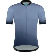 Shimano Maillot à manches courtes EVOLVE Adventure, bleu indigo