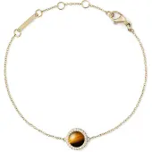 Daniel Wellington Bracelet - Daniel Wellington - Dw00401427 - Plaqué Or - ?il De Tigre - Cristaux Scintillants