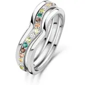 Parte di Me Bague mélange de couleurs / argent