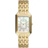 Fossil Montre à affichage analogique 'RAQUEL' or / blanc