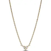 Pandora Collier Coeur Triple Pierre