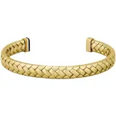 HUGO BOSS Bracelet doré à motif chevrons