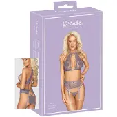 Kissable - ensemble de lingerie en dentelle (violet) - L/XL