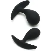 Rimba Copenhagen - kit de plugs anaux (noir, 2 pcs)
