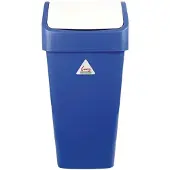 Scot Young Poubelle Syr avec couvercle basculant, bleue, 50 L