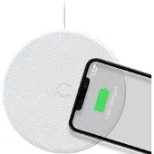 Cygnett Chargeur sans fil 10W (blanc) (10 W), Chargeur sans fil, Blanc