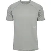Hummel T-Shirt fonctionnel 'Pulse' gris / blanc cassé