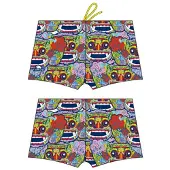 Turbo Bali Tribal Swimming Boxer Bleu 4XL Homme