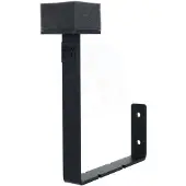 Gray Steel X3 Helmet & Gear Wall mount