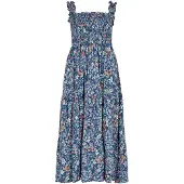 Apricot Robe bleu / mélange de couleurs
