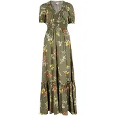 Apricot Robe kaki / mélange de couleurs