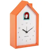 Karlsson Coucou Karlsson Réveil MODERN CUCKOO bright orange | 6x12x20 cm