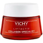 VICHY Liftactiv Collagen Specialist Crème Jour 50 ml - Anti-Âge Riche en Collagène pour une Peau Raffermie