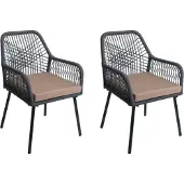 MCW Chaise de jardin -O12 (lot de 2)