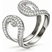 Folli Follie 3r15s059c-54 Ring Argenté 54 Femme