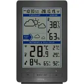 Technoline Stacja pogody WS9485 MULTI Accueil, Station météo, Gris