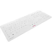 Cherry Stream - Filaire et sans fil - RF sans fil + USB - QWERTY - Blanc