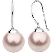 Nenalina Boucles d'oreilles rose ancienne / argent