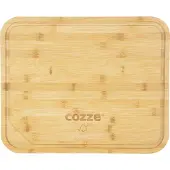 Cozze planche à découper, planche robuste en bambou pour pizza, 43 x 35 x 2 cm, bambou naturel