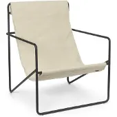 Ferm Living Desert Chaise Longue Black | Cloud
