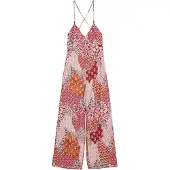 Desigual Combinaison orange / rouge / rouge clair / noir