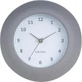 Karlsson - Horloge murale Tender Rib - Gris chaud - Ø25cm