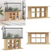 vidaXL Support d'aquarium Chêne Sonoma 120x40x60 cm Bois d'ingénierie